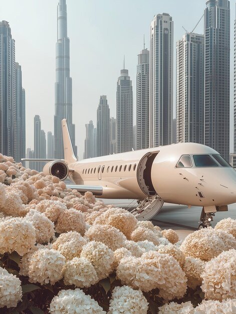 Business jet in Dubai